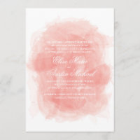 Invitación a la boda acuarela
