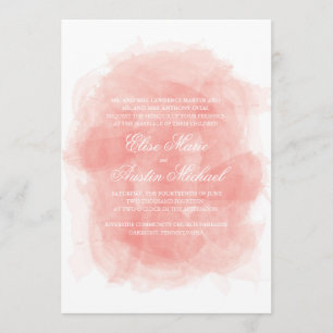 Invitación a la boda acuarela