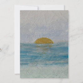 Invitación a la boda acuática de la playa de Sunse