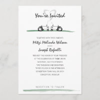 Invitación a la boda agrícola — Estilo clásico