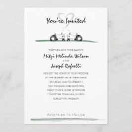 Invitación a la boda agrícola — Estilo clásico