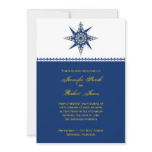 Invitación a la boda amarilla de la Marina de brúj