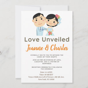 Invitación a la boda animada