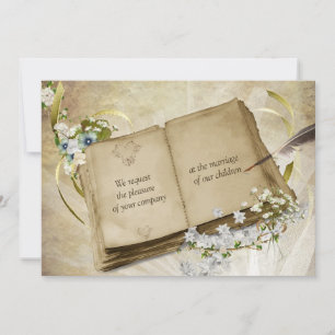 Invitación a la boda antigua