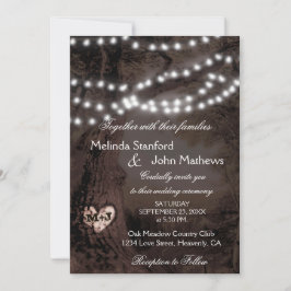 Invitación a la boda | Árbol de luces