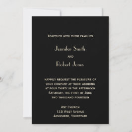 Invitación a la boda Art Deco Tower Ray
