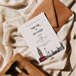 Invitación a la boda artística de París