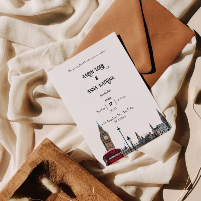 Invitación a la boda artística de París (Subido por el creador)