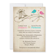 Invitación a la boda | Aves caprichosas