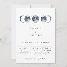 Invitación a la Boda Azul de la Armada Celestial d