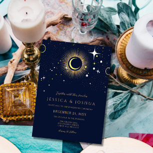 Invitación a la Boda Azul de la Marina de Galaxia 