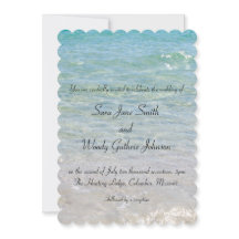 Invitación a la Boda Azul del Océano