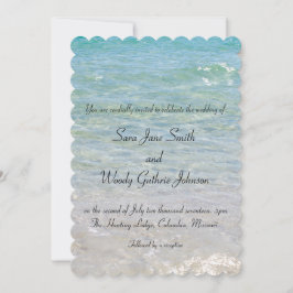 Invitación a la Boda Azul del Océano