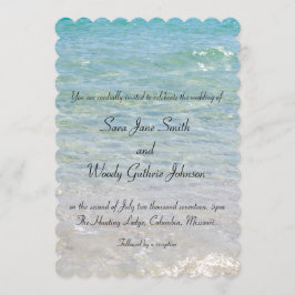 Invitación a la Boda Azul del Océano