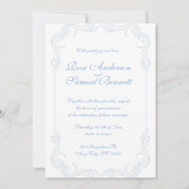 Invitación a la boda barroca