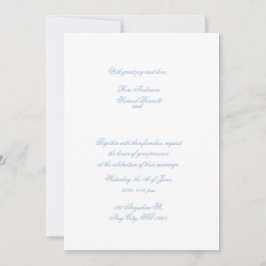 Invitación a la boda barroca