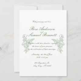 Invitación a la boda barroca