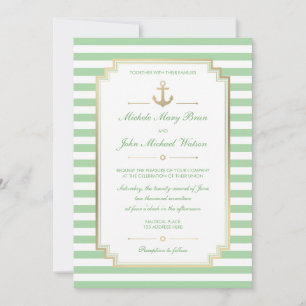 Invitación a la boda blanca de Personalizados náut