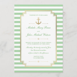 Invitación a la boda blanca de Personalizados náut