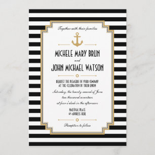 Invitación a la Boda Blanca Náutica Náutica person