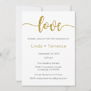 Invitación a la boda, Boda estacional, corazón