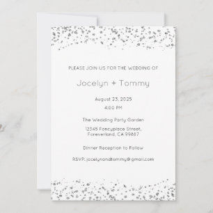 Invitación a la boda, Boda estacional, corazón