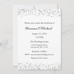 Invitación a la boda, Boda estacional, corazón