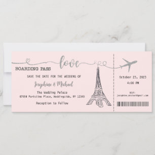 Invitación a la boda, Boda estatiar, amor