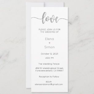 Invitación a la boda, Boda estatiar, amor