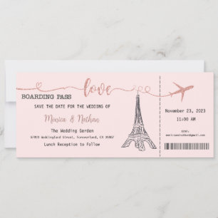 Invitación a la boda, Boda estatiar, amor