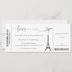 Invitación a la boda, Boda estatiar, amor