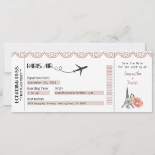 Invitación a la boda, Boda estatiar, amor