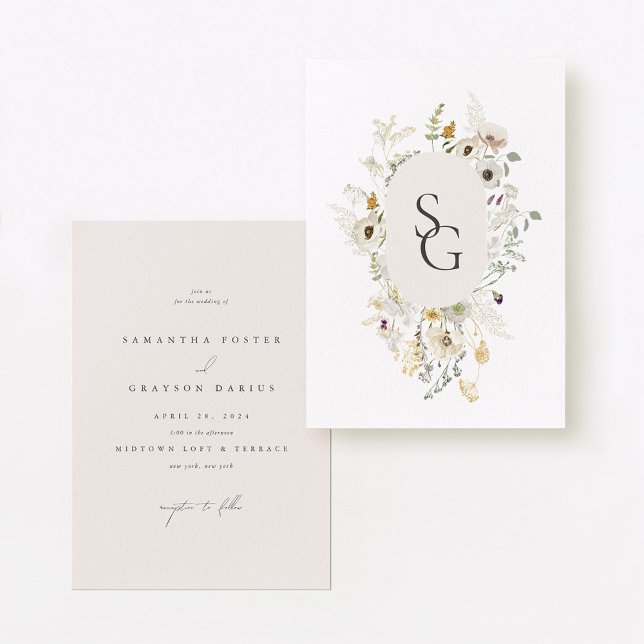Invitación a la boda botánica (Subido por el creador)