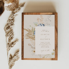 Invitación a la boda botánica Boho