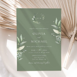 Invitación a la boda botánica de la vegetación min