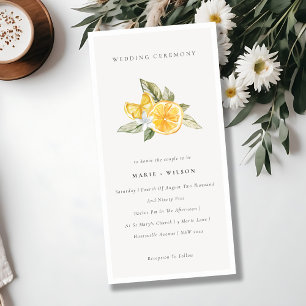 Invitación a la boda botánica de Lemon Boho de Mod