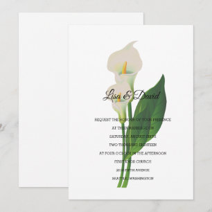 Invitación a la boda-Cala Lily