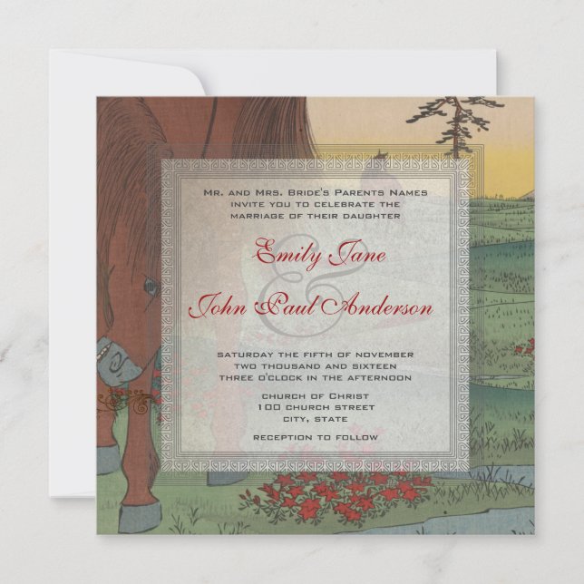 Invitación a la boda caprichosa (Anverso)