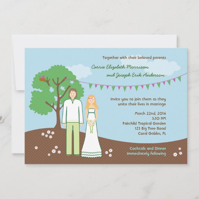 Invitación a la boda caprichosa (Anverso)