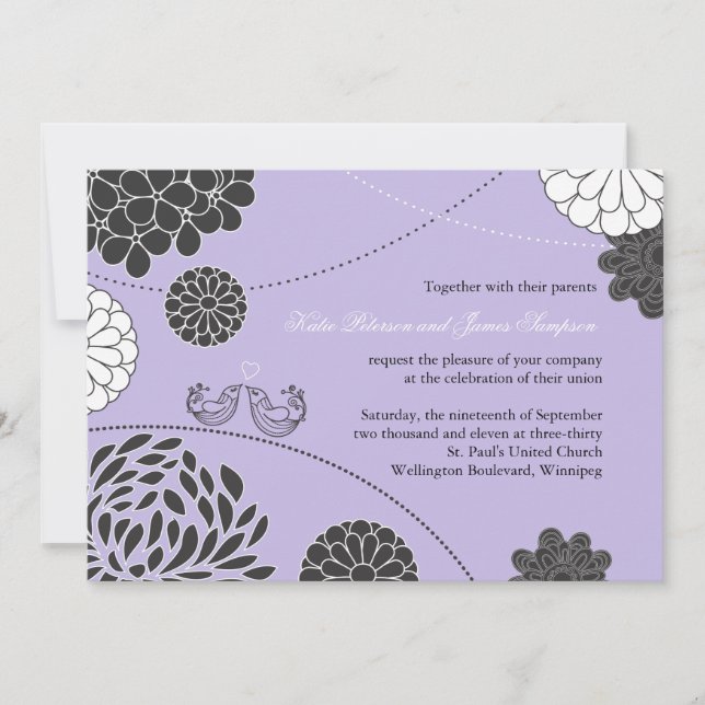 Invitación a la boda caprichosa (Anverso)