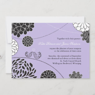 Invitación a la boda caprichosa