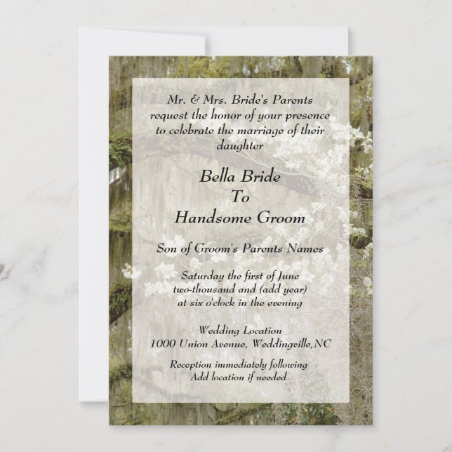 Invitación a la Boda Carismática del Sur (Anverso)