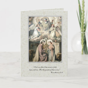 Invitación a la boda casera tradicional católica