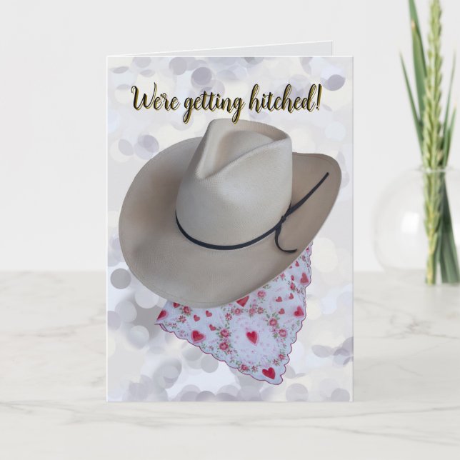 Invitación a la boda casual con el boda (Anverso)