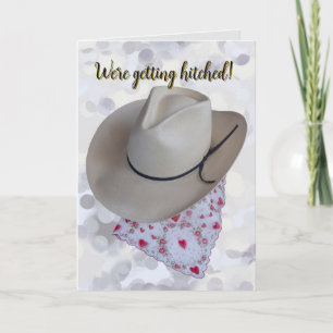 Invitación a la boda casual con el boda