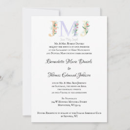 Invitación a la boda católica JMJ