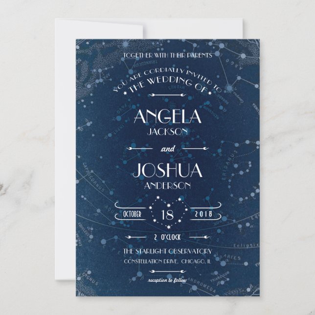 Invitación a la boda celestial (Anverso)