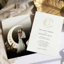Invitación a la Boda Celestial de la Luna de Oro