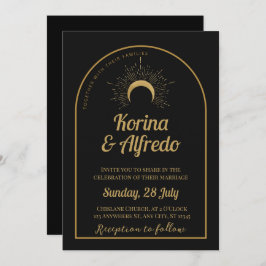 Invitación a la boda celestial por la luna