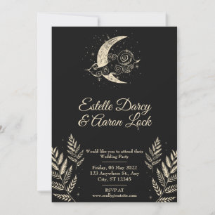 Invitación a la boda celestial por la luna